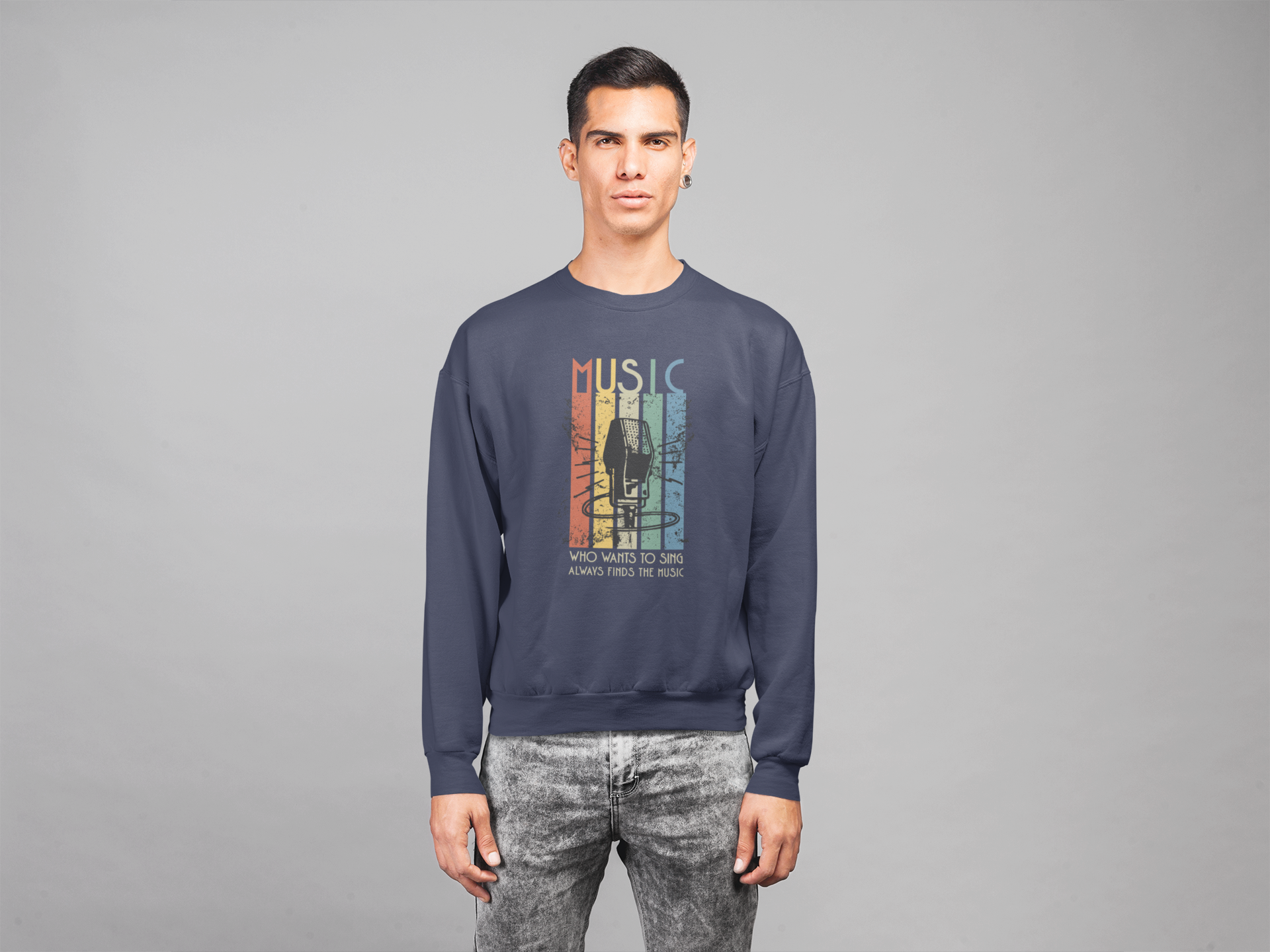 Retro Music Sweatshirt