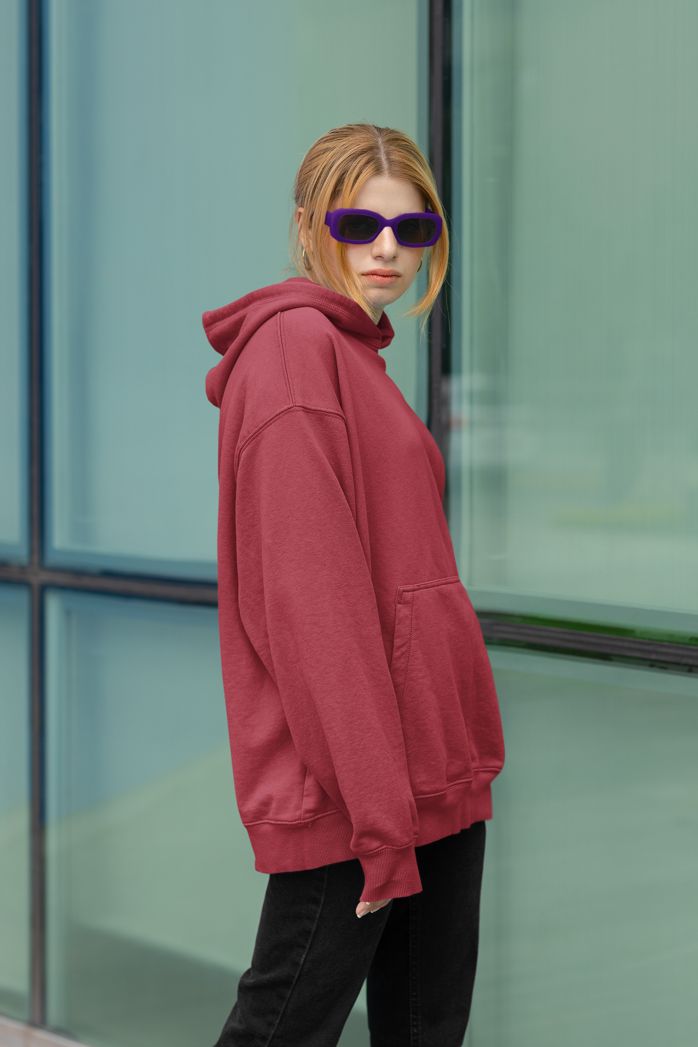 Distorted Oversize Hoodie