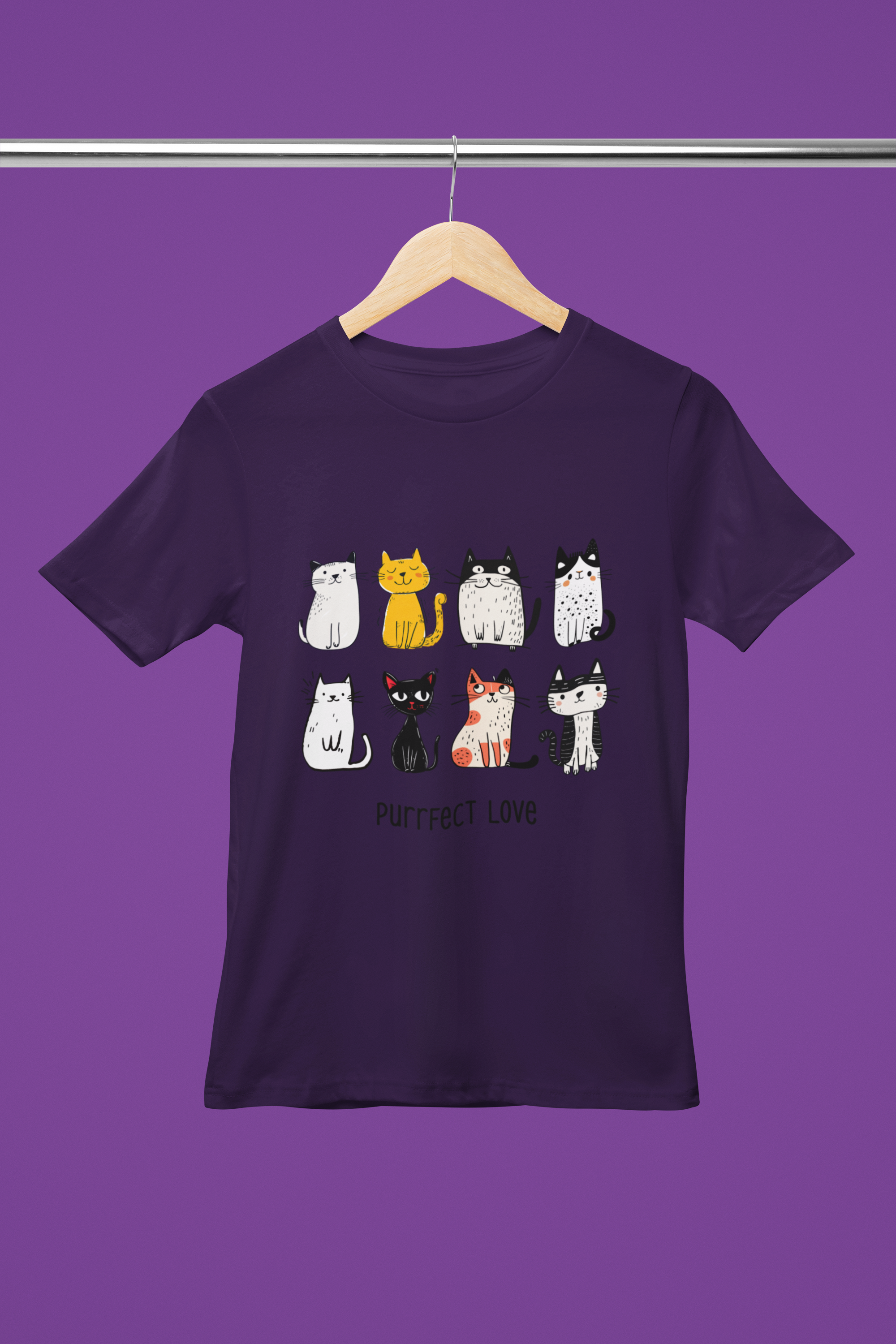 Purrfect Love Cat lovers Classic T-shirt