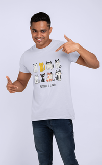 Purrfect Love Cat lovers Classic T-shirt