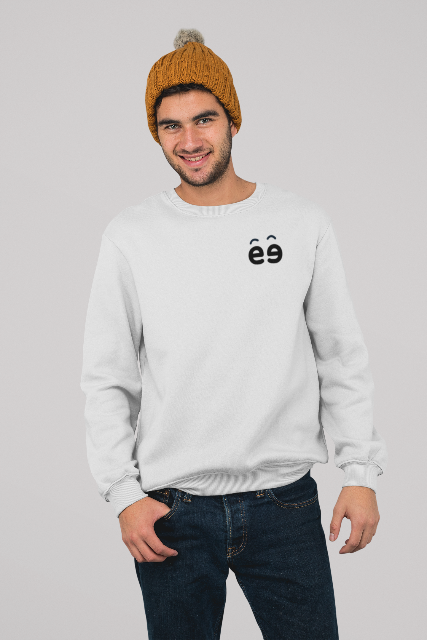 Men's White Sweatshirt