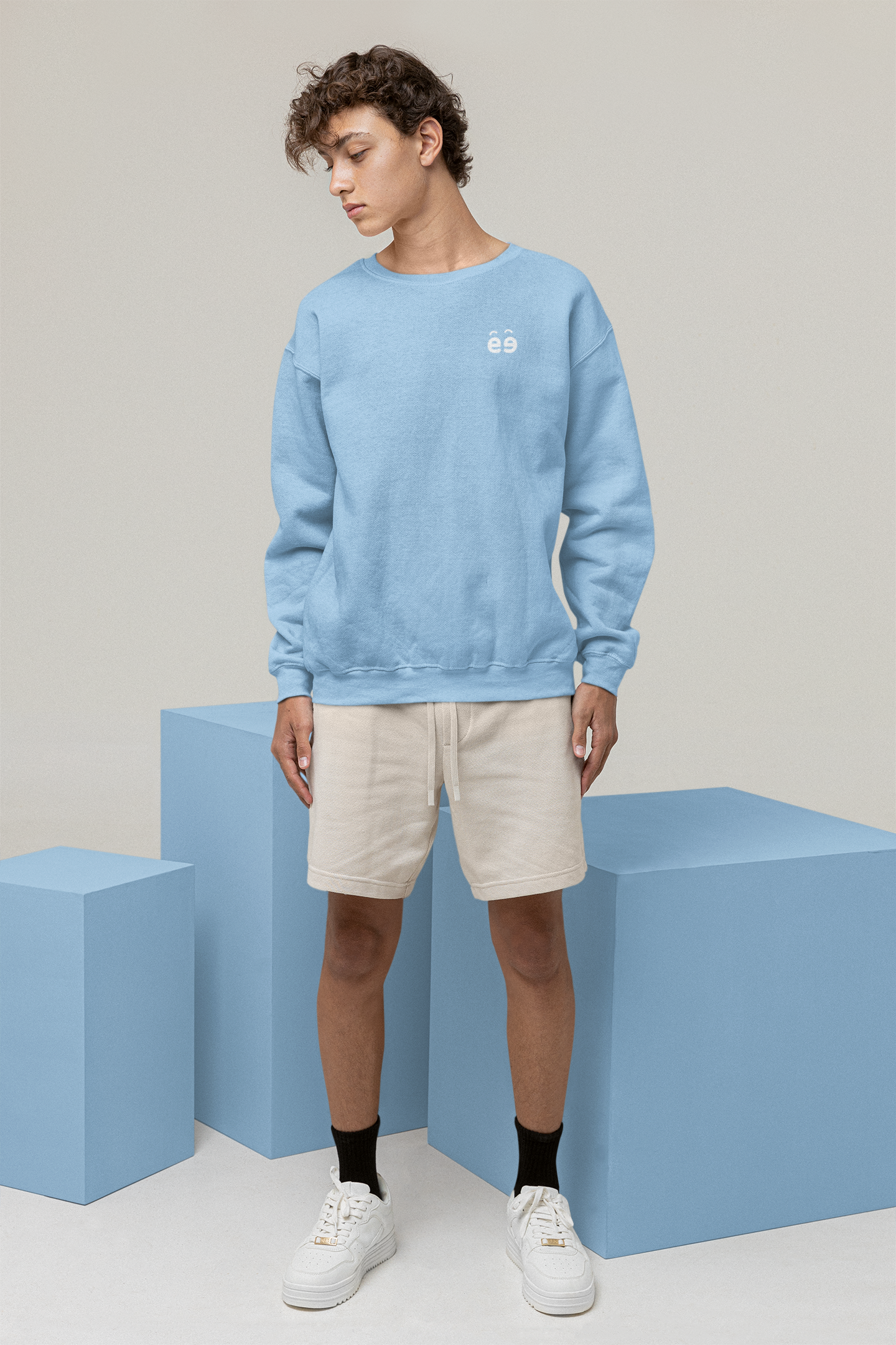 Men's Baby Blue Sweatshirt