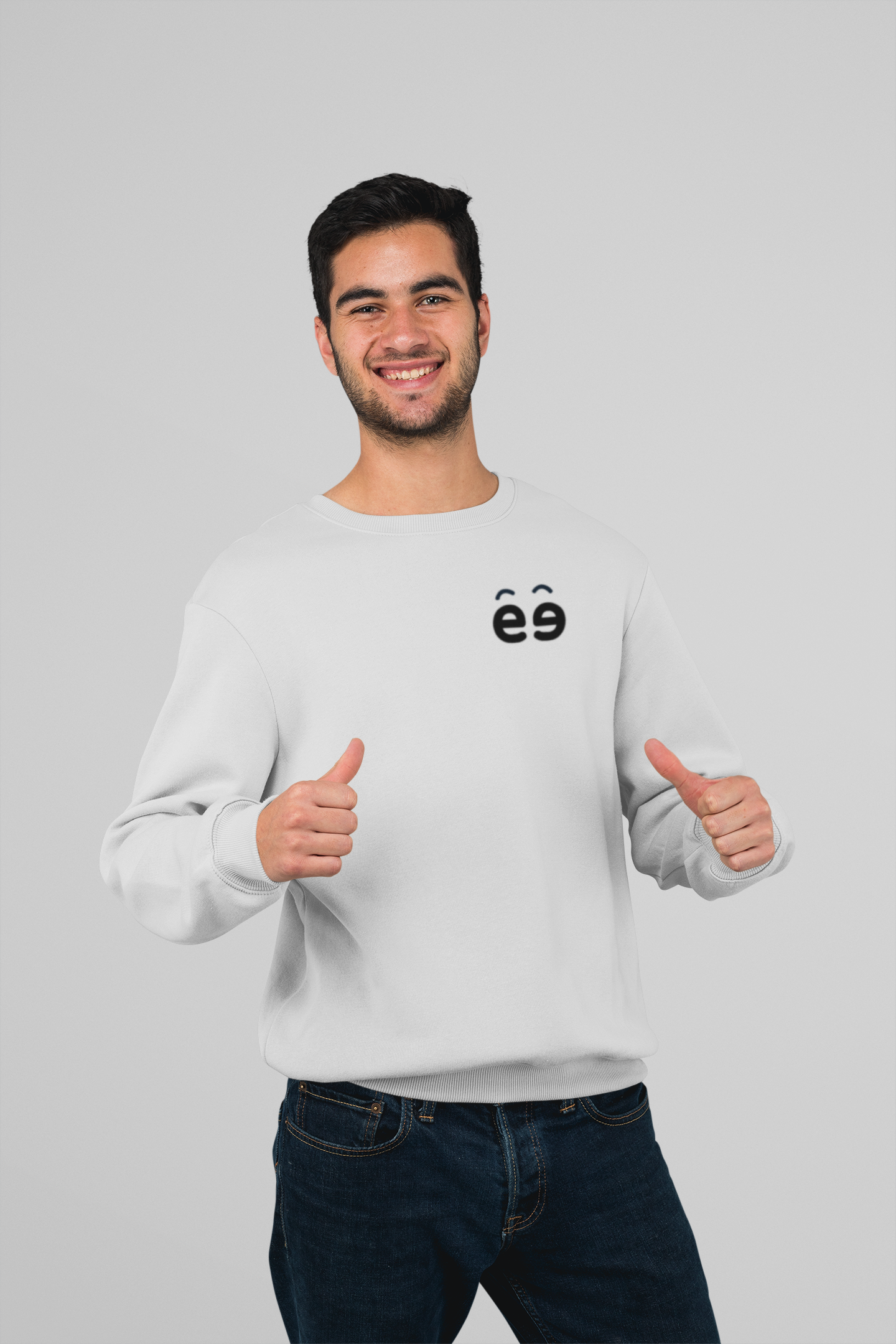 Men's White Sweatshirt