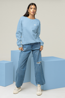 Women's Baby Blue Sweatshirt