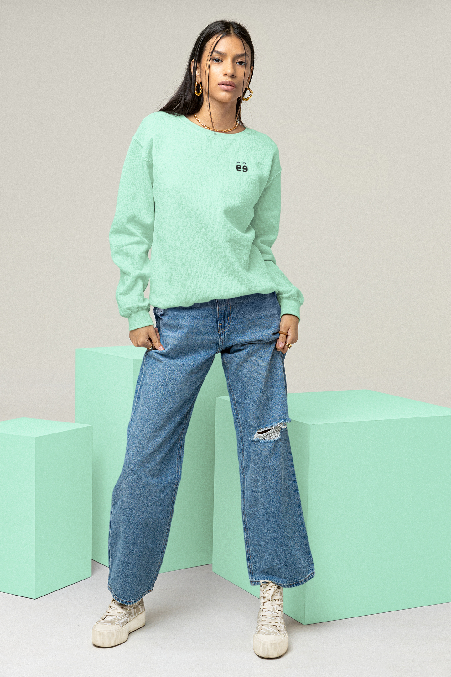 Women's Mint Sweatshirt